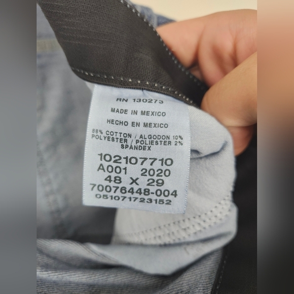 Lee Carpenter Loose Fit Straight Leg Original Stone 48x29 - Picture 10 of 11